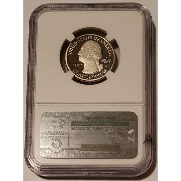 2012 S Clad Hawaii Volcanoes NP Quarter Proof PF70 UC NGC Early Releases - Picture 2 of 2
